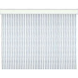 Tenda per porte in pvc antirumore antimosche Twist - 100x220 cm. White
