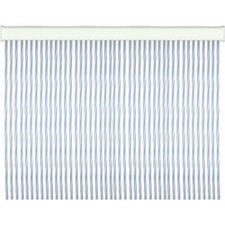 Tenda per porte in pvc antirumore antimosche Twist - 125x240 cm. White