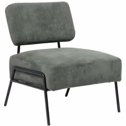 POLTRONA MORGANA TESS. MILLERIGHE VERDE Elegante e unica, la poltrona Morgana è perfetta per living, soggiorni, stanze da let ...