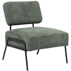 Poltrona morgana tess. millerighe verde