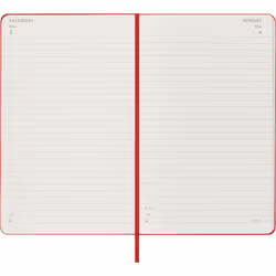 Moleskine DHF212DC3Y25 quaderno per scrivere Rosso