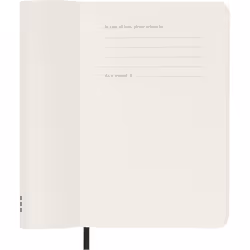 Moleskine DSB12WN2Y25 quaderno per scrivere Nero - Vista aggiuntiva 2