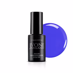 Jvone Milano Smalto Semipermanente Soak-Off 3055 Blu Mirtillo 5ml, 5 ml, Blu, Blu Mirtillo, Bottiglia, 1 pz