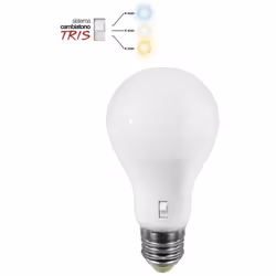 Lampada LED Goccia 12W E27 con sistema CAMBIATONO Stone 11025/BNC Lampadina a LED con sistema CAMBIATONO. Hai la possibilità, ...