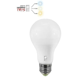 Lampada led goccia 12w e27 con sistema cambiatono Stone 11025/bnc