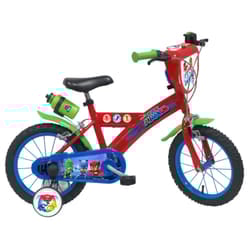 F.lli Schiano PJ Masks 14” POWER UP bicicletta per bambini, adatta a bambini tra i 4 e i 6 anni, per altezza tra 100 e 120 cm, con campanello e borraccia