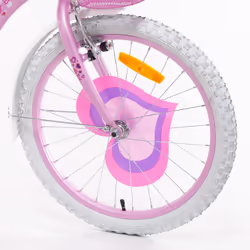F.lli Schiano Pink Love Bicicletta da città Acciaio Rosa, Bianco - Vista aggiuntiva 2