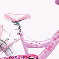 F.lli Schiano Pink Love Bicicletta da città Acciaio Rosa, Bianco - Vista aggiuntiva 3