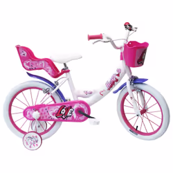 SCH Bikes BIC0091, Bicicletta da città, Bambini, Femmina, Acciaio, Rosa, Viola, Bianco, 40,6 cm (16")