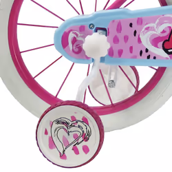 SCH Bikes BIC0090 bicicletta Bicicletta da città Acciaio Rosa, Bianco