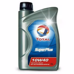 total super plus 10w40 lt.1 olio auto tutti i tipi di motore sintetico 10w-40 diesel benzina gpl metano total