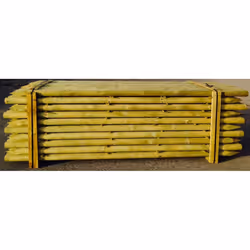 Esterni da Vivere Pali Impregnat con Puntai, Pino Nordico, Ø12cm, 2m, Recinzione da giardino