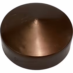 Esterni da Vivere COPT08RA, Tappo rotondo per pali, Rame, Polipropilene (PP), 1 pz, 8 cm, 20 mm