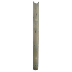 Esterni da Vivere Pali Impregnati, Pino Nordico, Incavo, Ø10cm, 1.5m, Recinzione da giardino