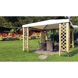 Esterni da Vivere Gazebo con Grigliati, 3600 x 3000 mm, gazebo