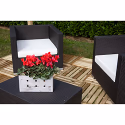Esterni da Vivere Quadrotte Green, 2.8 x 50 x 50 cm, pavimento in legno