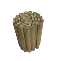 Esterni da Vivere Bordura Roll, 40 x 200 cm, 80 pz, Recinzione da giardino