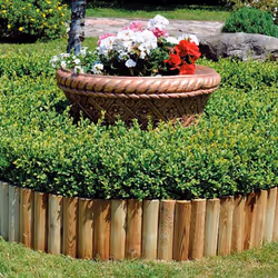 Esterni da Vivere Bordura Roll, 40 x 200 cm, 80 pz, Recinzione da giardino