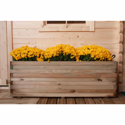 Esterni da Vivere AC/FIO4012040 pot à fleurs Intérieur & extérieur Jardinière Autonome Bois de pin Bois - Vista aggiuntiva 4