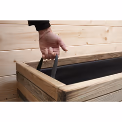 Esterni da Vivere AC/FIO4012040 pot à fleurs Intérieur & extérieur Jardinière Autonome Bois de pin Bois - Vista aggiuntiva 5