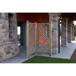Esterni da Vivere Grigliati Premium, Pino, 90 x 180 cm, Recinzione da giardino - Vista aggiuntiva 7