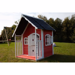 Esterni da Vivere Abete grezzo impregnato color rosso, 37kg, 142x111x22cm, Case giocattolo - Vista aggiuntiva 4