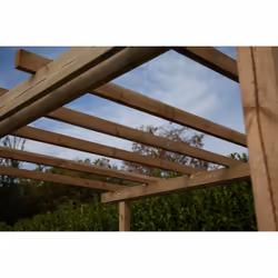 Esterni da Vivere Pergola, Pino Massello impregnato, 2.4x3m, gazebo