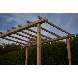 Esterni da Vivere Pergola, Pino Massello impregnato, 3x4m, gazebo