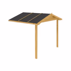 CARATTERISTICHE TECNICHE: - Dimensioni a terra cm 297x276 - Altezza al colmo cm. 254 - Altezza parete cm. 180 - Pavimento esc ...