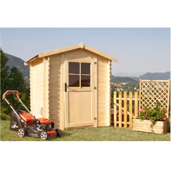Porta un tocco di natura nel tuo giardino con la casetta in legno Gaia realizzata da Losa. Costruita con pino grezzo non trat ...