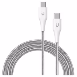 TUNIT TTCC1WH, 1 m, USB C, USB C, Titanio, Bianco