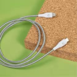 TUNIT TTCC1WH cavo USB 1 m USB C Titanio, Bianco - Vista aggiuntiva 4