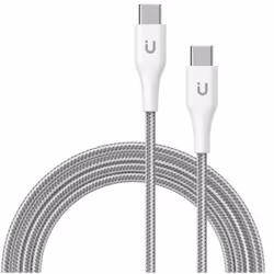 TUNIT TTCC2WH, 2 m, USB C, USB C, Titanio, Bianco