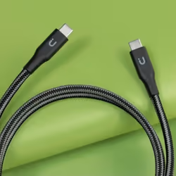TUNIT TTCC1BK cavo USB 1 m USB C Nero, Titanio