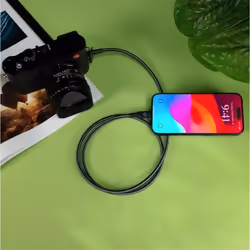 TUNIT TTCC1BK cavo USB 1 m USB C Nero, Titanio - Vista aggiuntiva 4