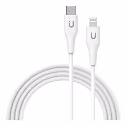 TUNIT TTCL1WH, 1 m, Lightning, USB C, Maschio, Maschio, Dritto