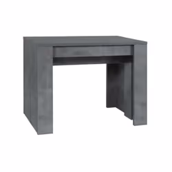 Tavolo consolle allungabile Cemento BAKU 78x54/252x h78 cm Con ben quattro prolunghe che permettono di raggiungeere i 252 cm, ...