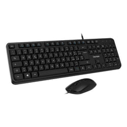 Vultech KM-811 tastiera Mouse incluso Ufficio USB QWERTY Italiano Nero