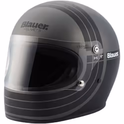 Blauer 80's 06 Casco, nero-grigio-argento, dimensione M per uomo - Vista aggiuntiva 2
