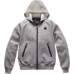 Blauer Easy Man impermeabile Felpa con cappuccio e zip per moto, grigio, dimensione XL per uomo