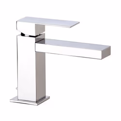 Miscelatore per lavabo della serie Skyline dotato di scarico e di cartuccia a dischi ceramici dal diametro di 25 mm. Realizza ...