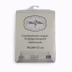 TESS White & White Coprimaterasso singolo - Vista aggiuntiva 2