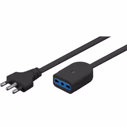 Techly Cavo prolunga italiana 3 poli 5,0 m (ICOC 038-NC-05), 5 m, Accoppiatore C20, Accoppiatore C23, 250 V, 16 A