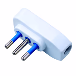 Techly Spina ribassata 2P+T 10A Bianco (IPW-SP10-W9), 2P+T, Bianco, Policarbonato, 10 A, CE, RoHS, CE, RoHS