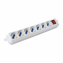 Techly Multipresa 7 Posti Italiana Bipasso / Schuko (IUPS-PCP-7L)