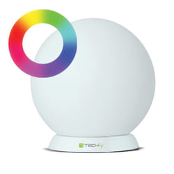 Techly Lampada Led Multicolor da Arredo Ball Large
