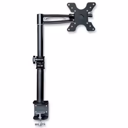 Techly Supporto da scrivania per Monitor 13-27'' braccio medio inclinabile (ICA-LCD 501BK), 8 kg, 33 cm (13"), 68,6 cm (27"), ...