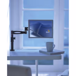Techly Supporto da scrivania per Monitor 13-27'' braccio lungo inclinabile (ICA-LCD 502BK) - Vista aggiuntiva 5