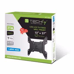 Techly Supporto a muro per TV LED LCD 13''-37'' fisso Nero (ICA-LCD 114)