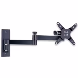 Techly Supporto a muro per TV LED LCD 13-30'' inclinabile 3 snodi nero (ICA-LCD 104BK), 33 cm (13"), 76,2 cm (30"), 75 x 75 m ...